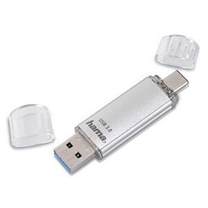 USB-Stick Hama 64 GB USB Stick mit USB 3.0 und USB 3.1-Type-C