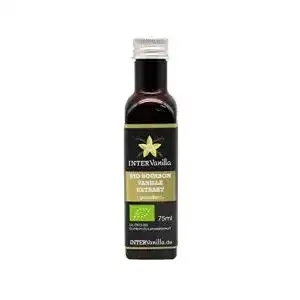 Vanilleextrakt intervanilla bio bourbon vanille extrakt 75 ml
