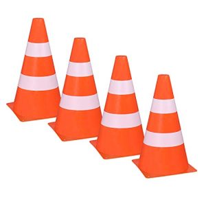 Traffic cones Idena 40085 pylons, 4 pieces, traffic cones