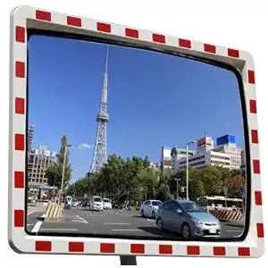 Verkehrsspiegel ow security mit reflektoren