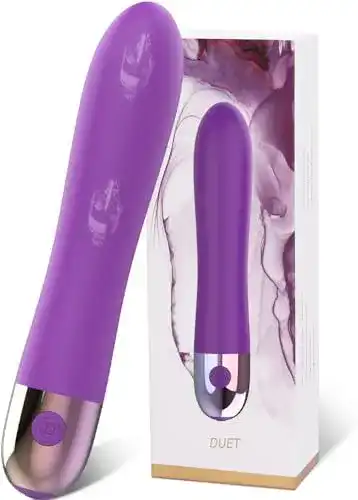 Vibrator Enlove aus Silikon für Klitoris- und G-Punkt-Stimulation