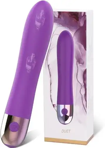 Vibrator Enlove aus Silikon für Klitoris- und G-Punkt-Stimulation