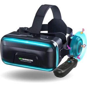 Virtuaalitodellisuuslasit VR SHYIEON VR-lasit matkapuhelimelle, VR-kuulokemikrofonille