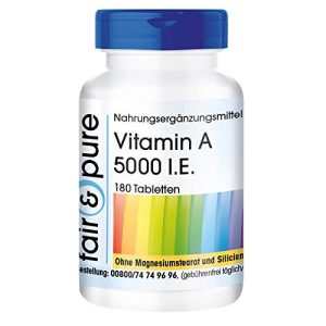 A Vitamini Fair & Pure ® 5000 IU (1500μg) retinil asetat
