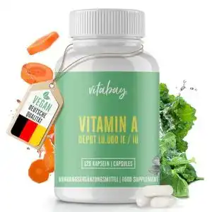 Vitamin a vitabay hochdosiert vegan 120 retinol kapseln