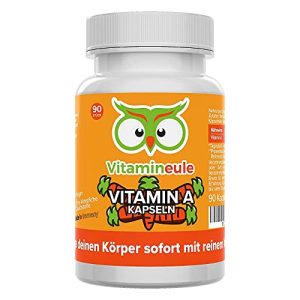 Vitamine A Vitamineule gélules à haute dose de 10000 3000 UI/XNUMX XNUMX µg