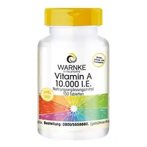 Vitamin a warnke vitalstoffe 10 000 i e 3000c2b5g retinol