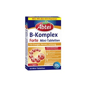 Complexo de vitamina B Abbey Vitamina B Complex Forte alta dosagem