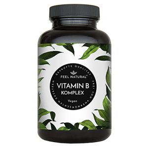 Vitaminų B kompleksas Feel Natural Vitaminų B kompleksas, 180 kapsulių