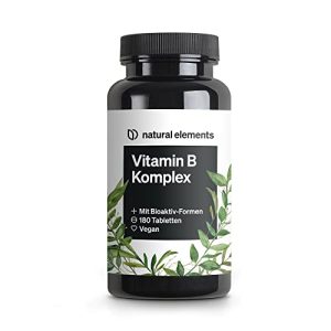 Vitamin-B-Komplex natural elements, 180 Tabletten