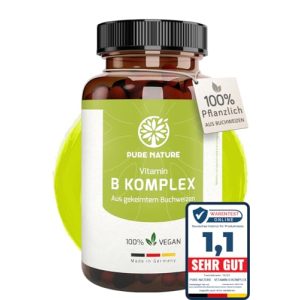 Complexo de vitamina B Pure Nature – natural.de alta qualidade.honesto