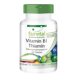 B1 Vitamini fairvital, 100mg tiamin YÜKSEK DOZ VEGAN