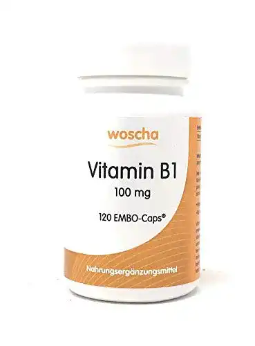 Vitamin B1 Woscha 100mg – 100 pflanzliche Kapseln