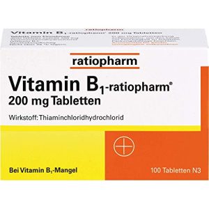 Vitamin B1 Ratiopharm 200 mg Tabletten - vitamin b1 ratiopharm 200 mg tabletten
