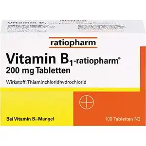 Vitamin b1 ratiopharm 200 mg tabletten