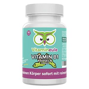 Cápsulas de vitamina B1 Vitamineule, 200 mg de tiamina, dosis alta