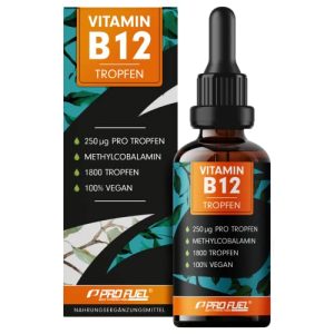 B12 Vitamini ProFuel damlaları, 1800 damla (50ml) biyoaktif