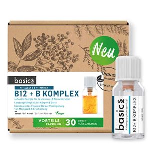 Vitamin B12 drikkeampuller grundlæggende, høj dosering, vitamin B12