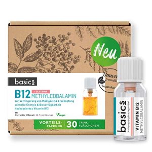 B12 Vitamini içme ampulleri temelleri B12 Vitamini Metilkobalamin