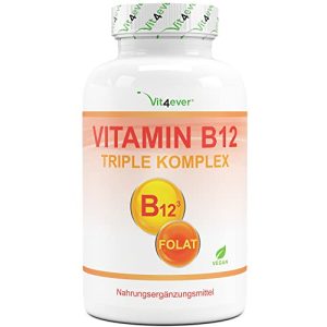 B12 Vitamini Vit4ever, 240 tablet, Premium: Her iki aktif form da
