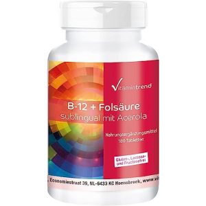 Vitamin B12 Vitamintrend Vitamin B-12 + folna kiselina sublingvalno