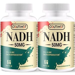 Vitamina B3 Coutihot NADH 50 mg, NADH dosis alta, cápsulas