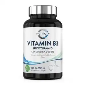 Vitamin b3 nutriota nicotinamid 500 mg 180 hochdosierte