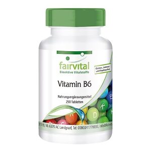 Vitamin B6 fairvital, Tabletten HOCHDOSIERT VEGAN 22,5mg - vitamin b6 fairvital tabletten hochdosiert vegan 225mg