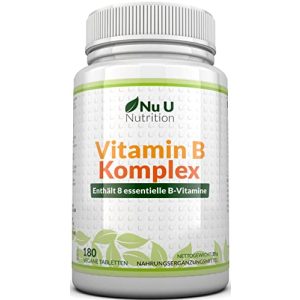 Vitamina B6 Nu U Nutrition Complejo vitamínico B en dosis altas