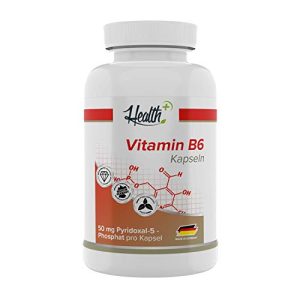 Vitamin B6 Zec+ Nutrition Health+, 120 Kapseln mit 50mg P-5-P