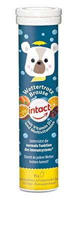 Vitamin-Brausetabletten intact Wettertrotz Brause (15 St.)
