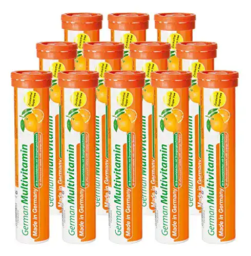 Multivitamin Brausetabletten mit Orangengeschmack, 240 Stück