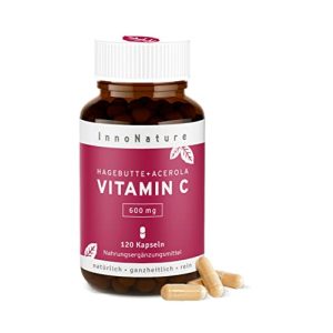 Vitamin C InnoNature Høydose 600mg naturlig