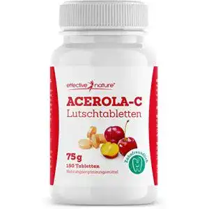Vitamin c lutschtabletten effective nature acerola lutschtabl