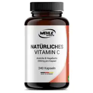 Vitamin c wehle sports natuerlich hochdosiert 240 kapseln
