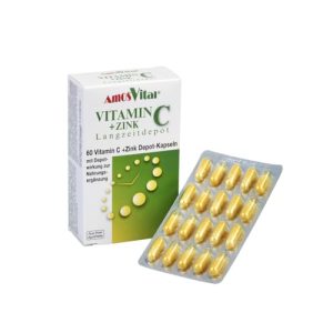 C-vitamin + cink Amosvital C-vitamin 300mg + cink 5mg Depot