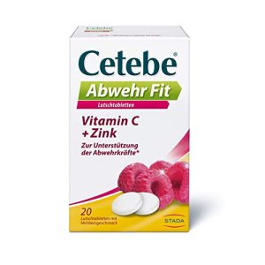 C-vitamin + cink CETEBE Defense Fit az immunrendszer számára