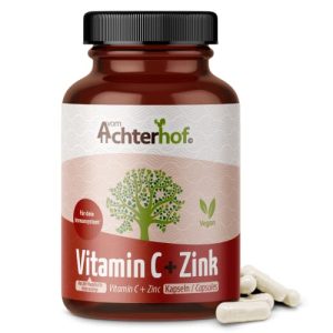 Vitamin C + Zink vom-Achterhof Vitamin-C + Zink 120 Kapseln - vitamin c zink vom achterhof vitamin c zink 120 kapseln