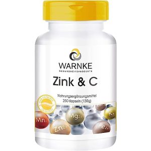 Vitamin C + Zink WARNKE VITALSTOFFE Zink + Vitamin C