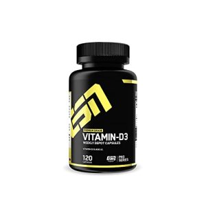 Préparations de vitamine D ESN Vitamine D3, 120 gélules, vitamine D