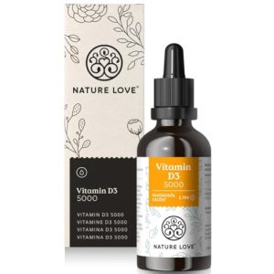 Préparations de vitamine D Nature Love ® Vitamine D3 5000, 50 ml