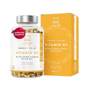 Vitamin D tabletter AAVALABS Vitamin D3 højdosis depot