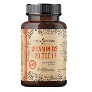 Tabletas de vitamina D CDF Sports & Health Solutions Vitamina D3