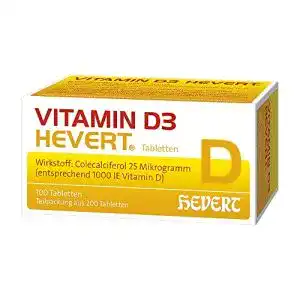 Vitamin d tabletten hevert vitamin d3 1000 i e tabletten 200 st