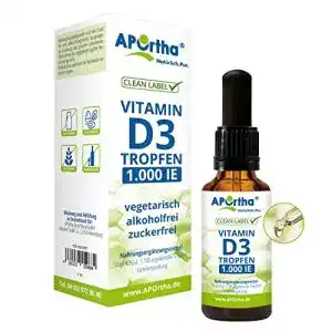 Vitamin d3 aportha tropfen 1000 i e 25 c2b5g pro tropfen