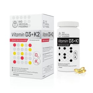Vitamin D3-K2 Bio Medical Pharma D3 vitamin K2 MK-7