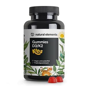 D3-K2 Vitamini doğal elementler D3 Vitamini K2 Sakızları ÇOCUKLAR