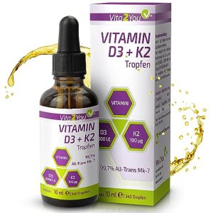 Vitamin D3-K2 Vita2You Vitamin D3 + K2 drops