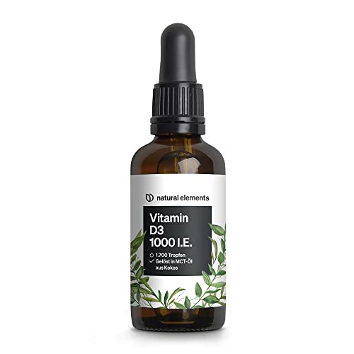 Vitamin D3 natural elements Tropfen, 1000 I.E. pro Tagesdosis