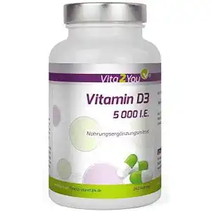 Vitamin-D3-Tabletten - vitamin d3 tabletten vita2you vitamin d3 5000 ie 240 kapseln